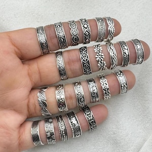 Silver Design Toe Ring 925 Sterling Silver Adjustable Plain Toe Ring Jewelry ~ Handmade Jewelry ~ Gift For Valentine Day