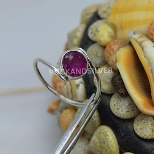 Red Ruby 925 Sterling Silver Ring