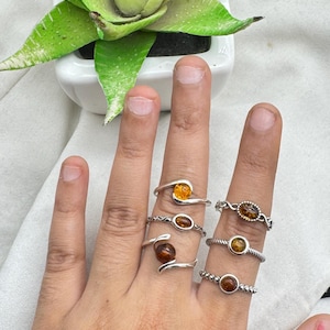 Baltic Amber 925 Sterling Silver Natural Gemstone Elegant Ring Jewelry ~ Handmade Jewelry ~ All Designer Ring ~ Gift For Anniversary