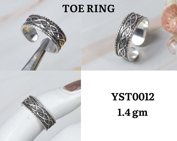 Unique design handcrafted 925 solid sterling silver toe ring, best brides  personalized jewelry, wedding ethnic jewelry ytr20 | TRIBAL ORNAMENTS