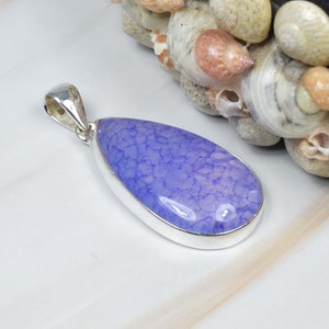 Blue Rainbow Moonstone 925 Sterling Silver Gemstone Pendant ~ Elegant Pendant ~ Pear Shape ~ Handmade Jewelry ~ Gift For Christmas