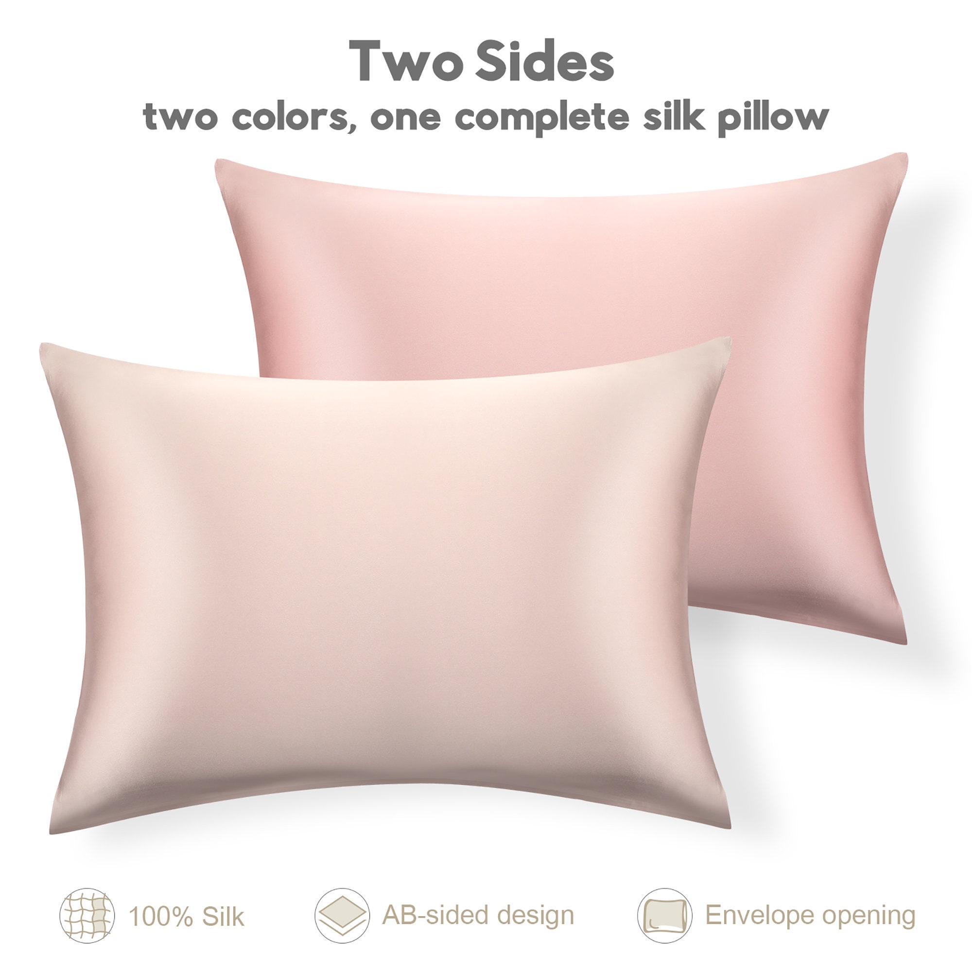 King Size 100 Silk Pillowcase20x36 Inches 22 Momme Real Etsy Australia