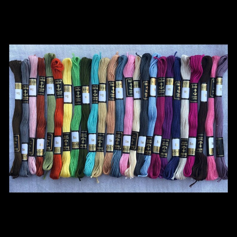 Anchor Threads Pack of 100/50/25 Hand Embroidery Floss Cross Stitch