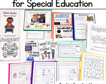 Full Year Special Education Curriculum: Leveled & Differentiated Instruction