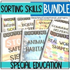 Sorting Skills Bundle for Special Education
