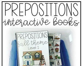 Prepositions Interactive Books