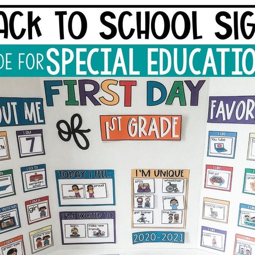 Special Ed Bulletin Board Back to School Special Education | Etsy