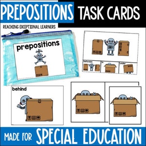 Prepositions Task Card Set