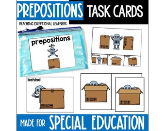 Prepositions Task Card Set