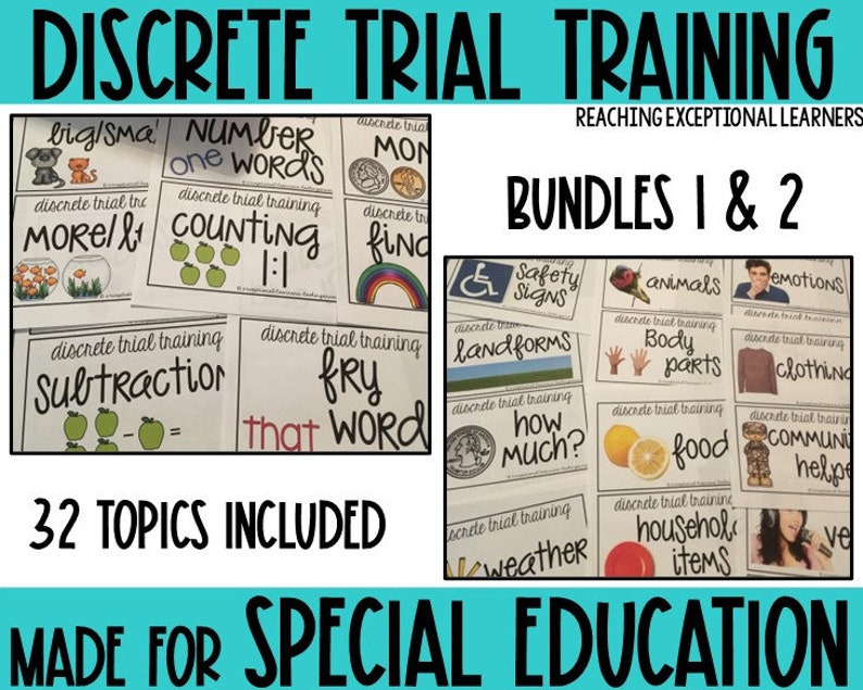 Discrete Trial Training Bundle - Etsy