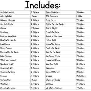 File Folder Bundle for Special Education image 2