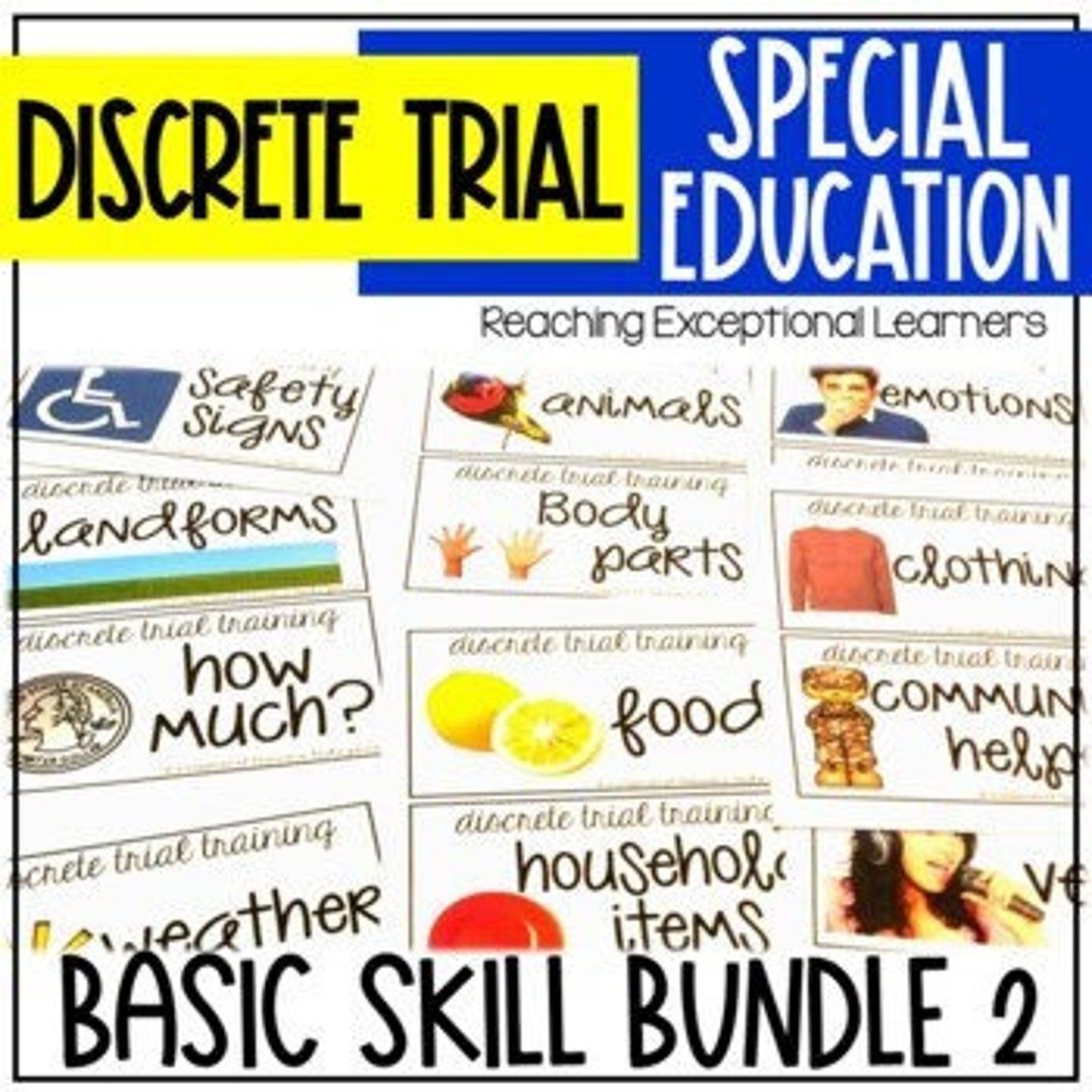 Discrete Trial Training for Special Education Bundle 2 - Etsy