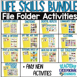 Life Skills File Folders