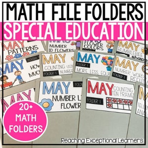 5月の数学ファイルフォルダーバンドル