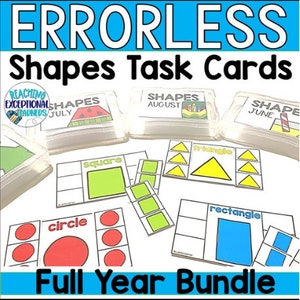 Errorless Shapes Task Boxes