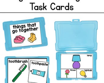 Schede attività "Cose che vanno insieme"