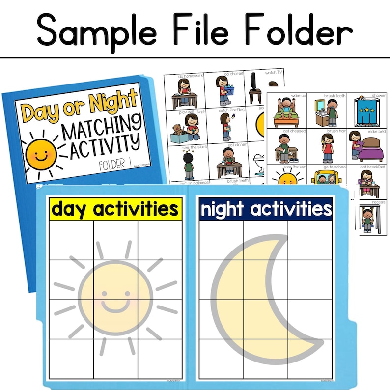File Folder Bundle for Special Education image 4