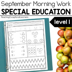 September Morning Work Level 1