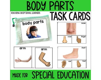 Schede attività per le parti del corpo Educazione speciale