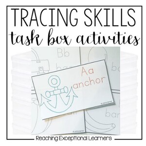Tracing Task Boxes for Special Education