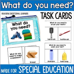 What Do You Need Task Cards