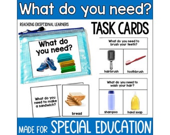 What Do You Need Task Cards