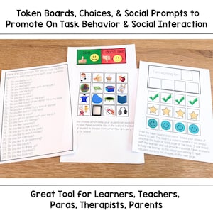 Visual Communication Book with ASL Supports - Special Education AAC Support imagen 3