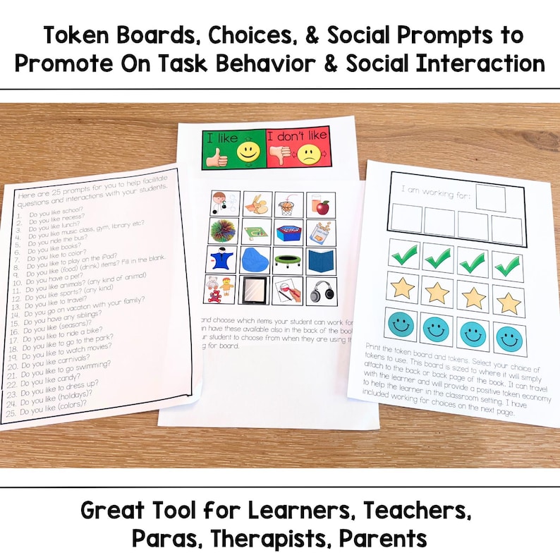 Visual Communication Book with ASL Supports - Special Education AAC Support imagen 3