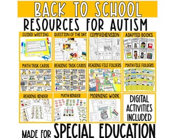 Back to School Resources for Autism and Special Education