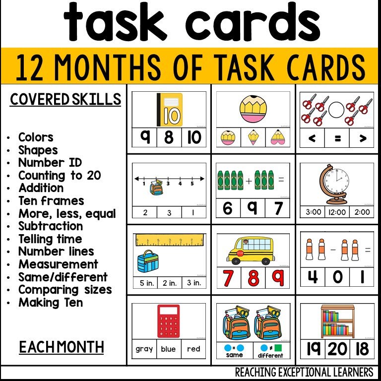 Special Education Math Curriculum Etsy