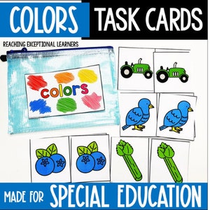 Colors Task Cards