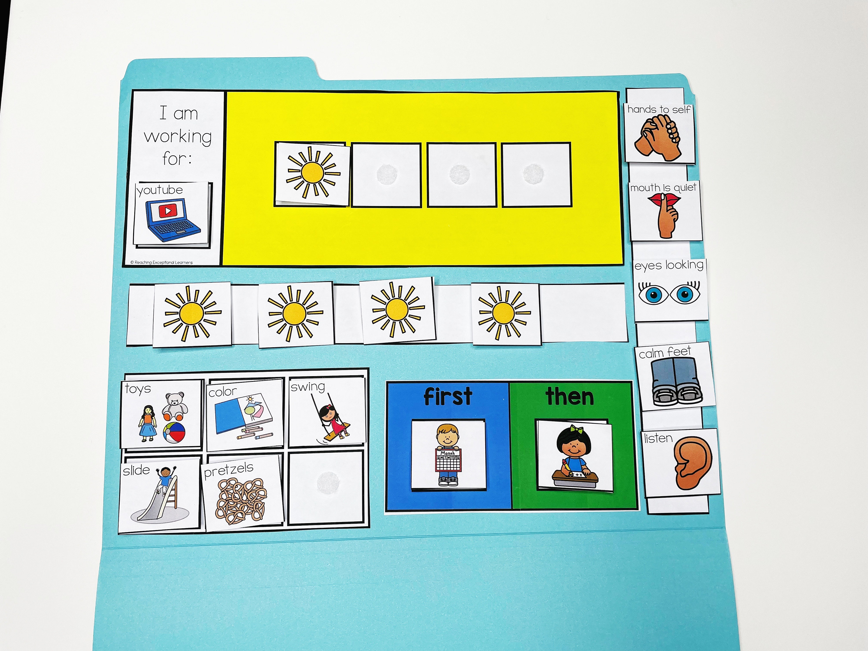 Behavior Folder for Autism and Special Needs Etsy