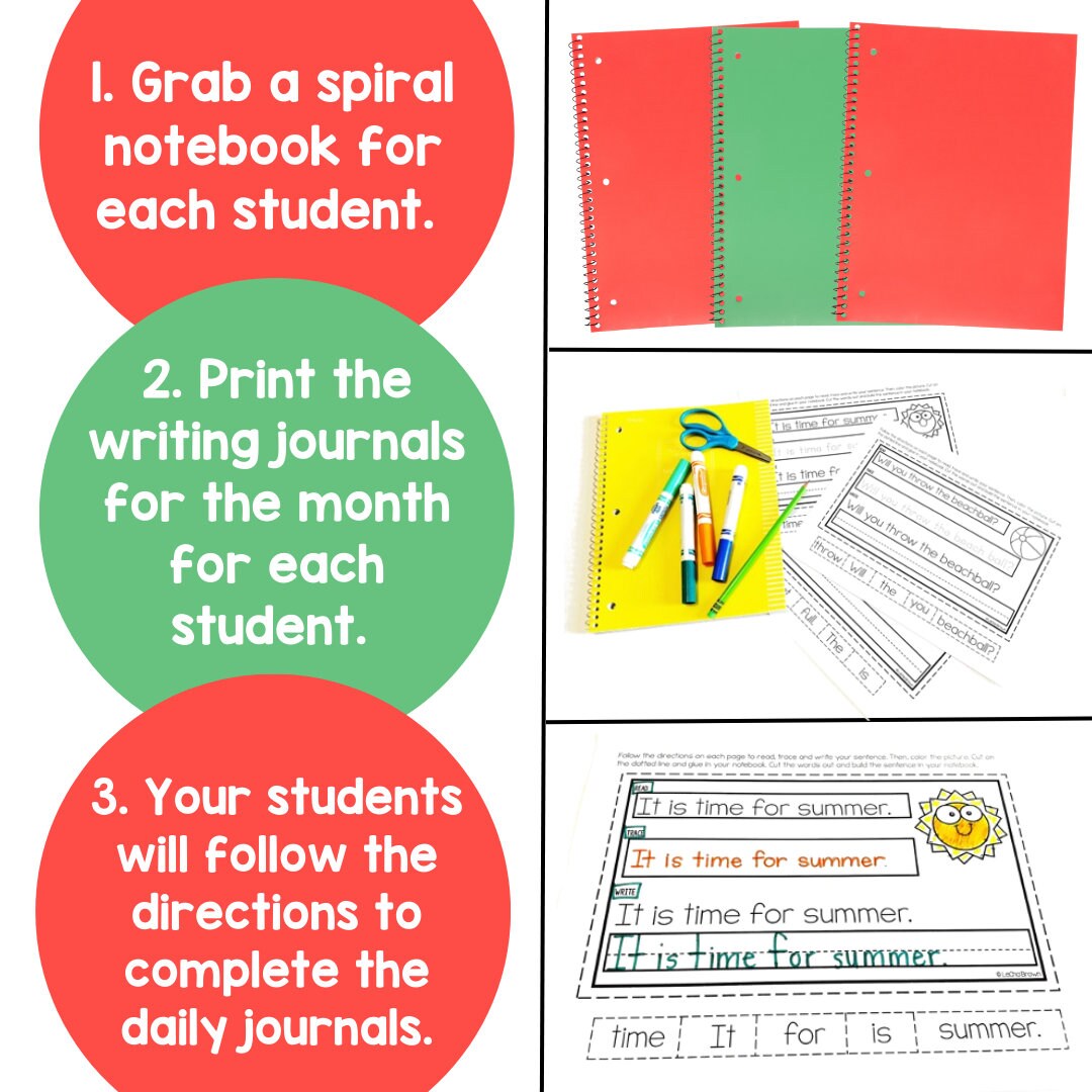 December Interactive Writing Notebook - Etsy