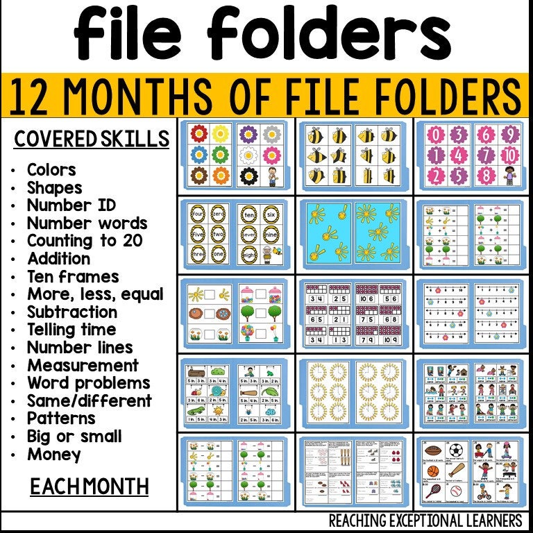 Special Education Math Curriculum Etsy