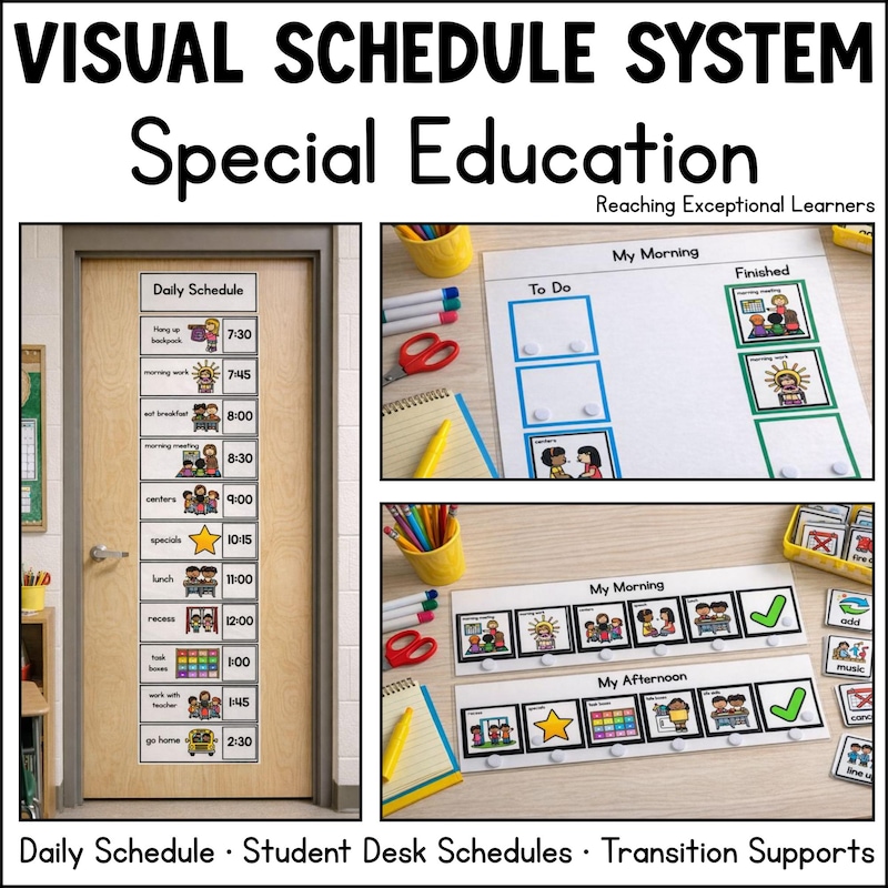 Sped Schedule Template - Etsy