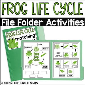 Frog Life Cycle File Folder Activity