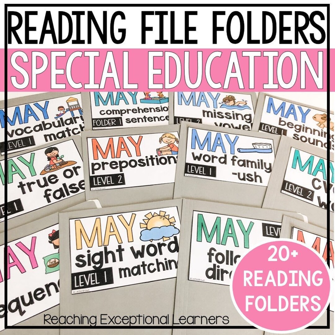 May Reading File Folder Bundle Etsy