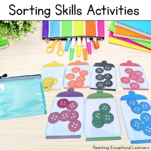 Sorting Skills Activities for Special Education and Early Learners