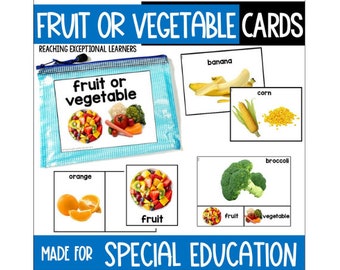 Fruit or Vegetable Task Cards