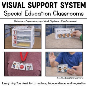 Supports visuels pour l'éducation spécialisée | Tableaux à jetons, système Workbox et plus