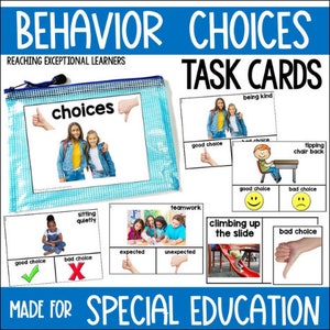 Behavior Choices Task Cards