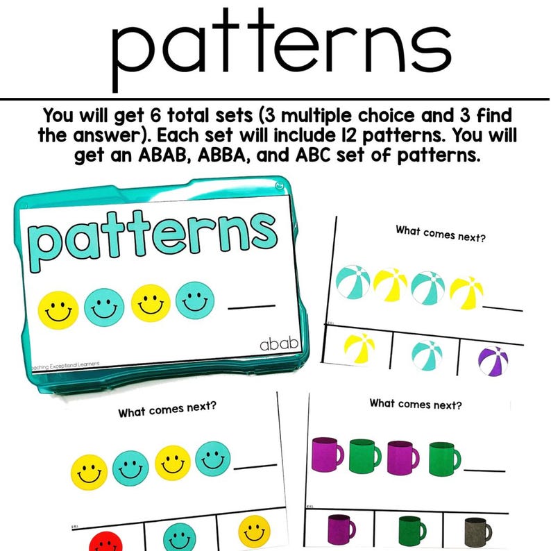 Math Task Boxes for Special Education image 10