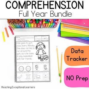 Reading Comprehension Bundle Special Education