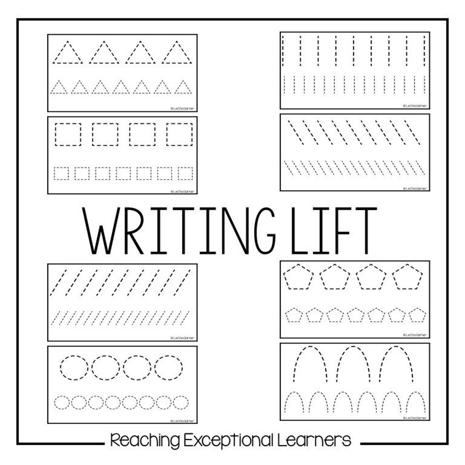 Tracing Task Boxes for Special Education - Etsy