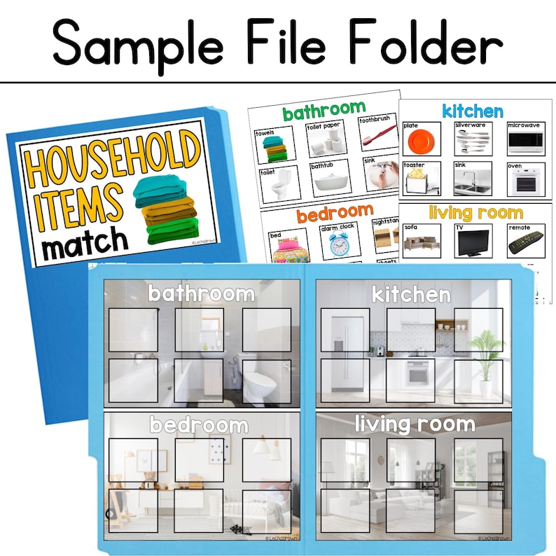 File Folder Bundle for Special Education image 8