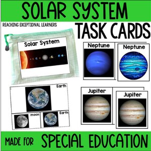Aufgabenkarten zum Sonnensystem Sonderpädagogik