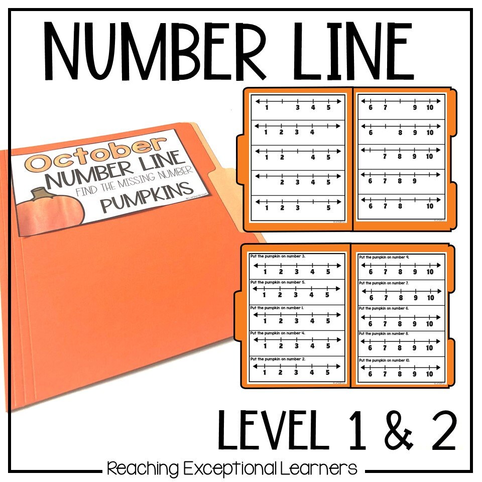 October Math File Folder Bundle - Etsy