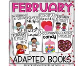 February Adapted Books for Special Education