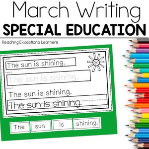 March Interactive Writing Notebook