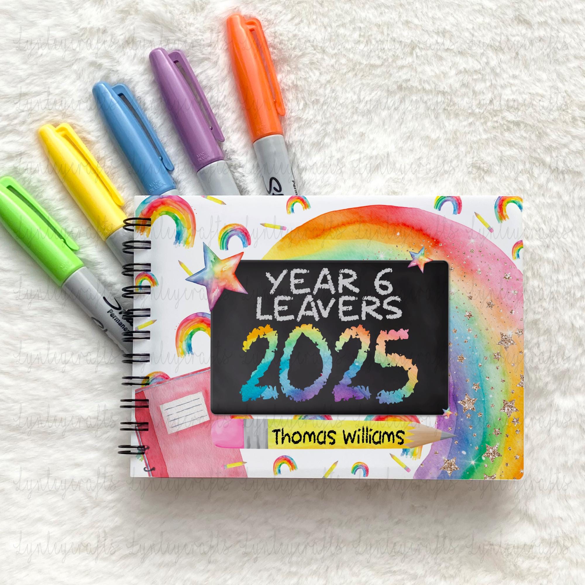 Personalised Year 6 School Leavers Book, End of Primary Autograph Book ...